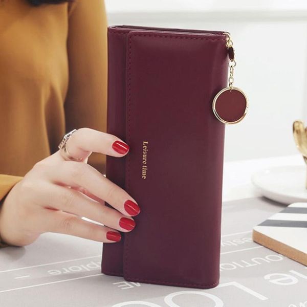 wallets fashion 2021 women long style multi-functional wallet purse fresh pu leather female clutch bag card holder purses, Red;black
wallets fashion 2021 women long style multi-functional wallet purse fresh pu leather female clutch bag card holder purses, Red;black