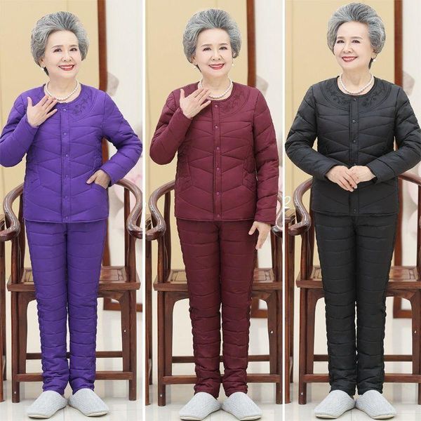 women's two piece pants pieces suit middle aged women jackets winter parka cotton coat + suits button up casual tracksuits 2 sets x342, White
women's two piece pants pieces suit middle aged women jackets winter parka cotton coat + suits button up casual tracksuits 2 sets x342, White