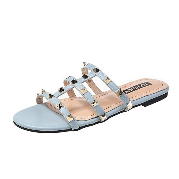 slippers 2021 summer women flat rivet gladiator beach fashion casual shoes woman peep toe ladies, Black
slippers 2021 summer women flat rivet gladiator beach fashion casual shoes woman peep toe ladies, Black