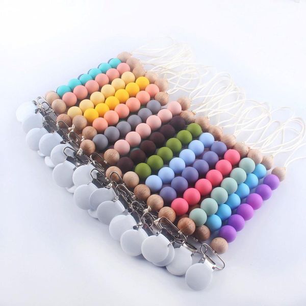 pacifiers# bpa silicone pacifier clips chain chewing beads diy dummy stainless steel clip holder soother chains babies teething toys
pacifiers# bpa silicone pacifier clips chain chewing beads diy dummy stainless steel clip holder soother chains babies teething toys