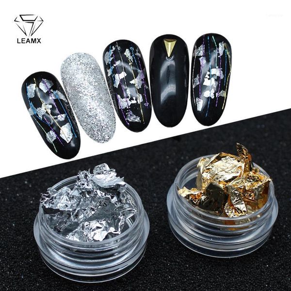 box gold silver irregular aluminum foil paper nail art sticker 3d glitter diy manicure uv gel polish decoration tool1, Black
box gold silver irregular aluminum foil paper nail art sticker 3d glitter diy manicure uv gel polish decoration tool1, Black