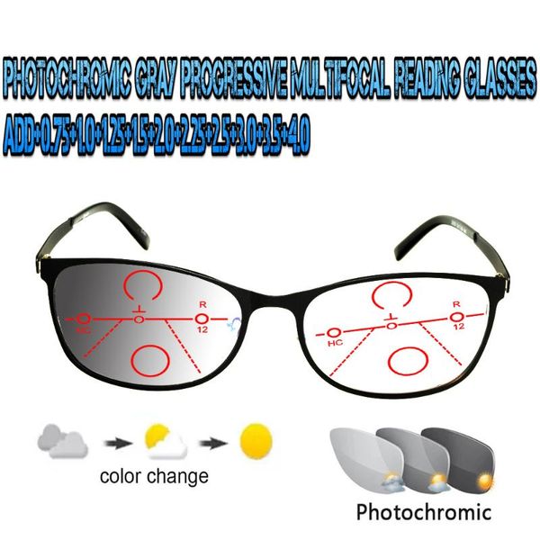 sunglasses pochromic gray progressive multifocal reading glasses men women ultralight black metal frame large size +0.75 to+4.0, White;black
sunglasses pochromic gray progressive multifocal reading glasses men women ultralight black metal frame large size +0.75 to+4.0, White;black