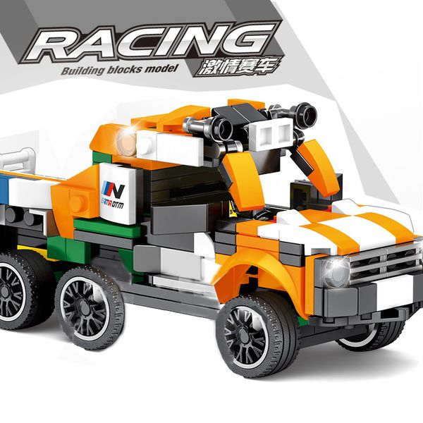 4 IN 1 Racing car Building Block Small Compatible With Brand 2021 Mini Truck Brick Car Models Boy Children Gift Toy 31011
4 IN 1 Racing car Building Block Small Compatible With Brand 2021 Mini Truck Brick Car Models Boy Children Gift Toy 31011