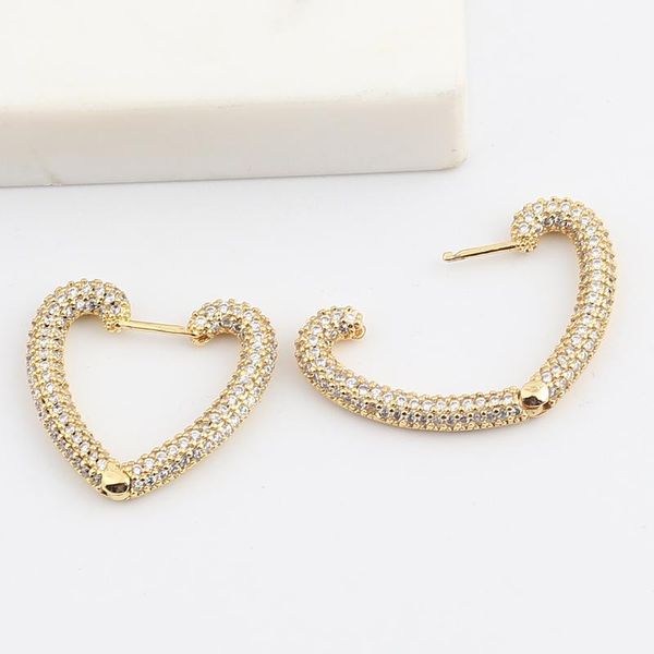 hoop & huggie heart-shaped simple elegant earrings romantic charm for women fashion modern accessories luxury wedding jewelry, Golden;silver
hoop & huggie heart-shaped simple elegant earrings romantic charm for women fashion modern accessories luxury wedding jewelry, Golden;silver