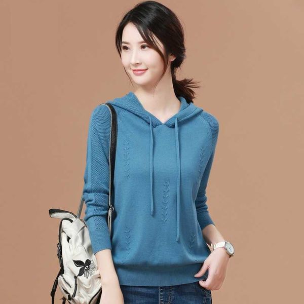 women's sweaters korean style women hooded autumn fashion long sleeve pullovers loose knit bottom casual thin shirt female to fjm0, White;black
women's sweaters korean style women hooded autumn fashion long sleeve pullovers loose knit bottom casual thin shirt female to fjm0, White;black