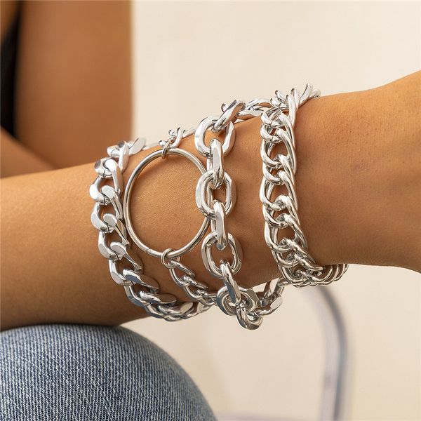 european hollow out cross chains geometric multi layer metal bracelets women circle thick gold link punk hip hop jewelry accessories wholesa, Black
european hollow out cross chains geometric multi layer metal bracelets women circle thick gold link punk hip hop jewelry accessories wholesa, Black