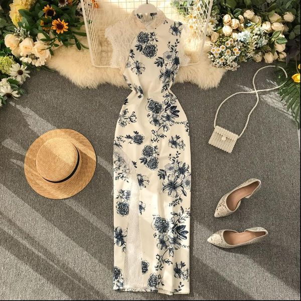 lace stitching print elegant womens dresses sleeveless vestidos verano j578, Black;gray
lace stitching print elegant womens dresses sleeveless vestidos verano j578, Black;gray