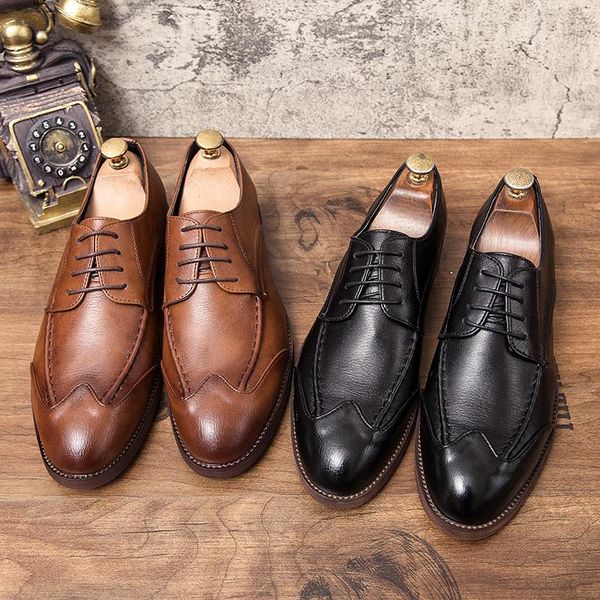 dress shoes brand fashion men zapatos de hombre party wedding lace-up pointed toe business leather plus size 47, Black
dress shoes brand fashion men zapatos de hombre party wedding lace-up pointed toe business leather plus size 47, Black