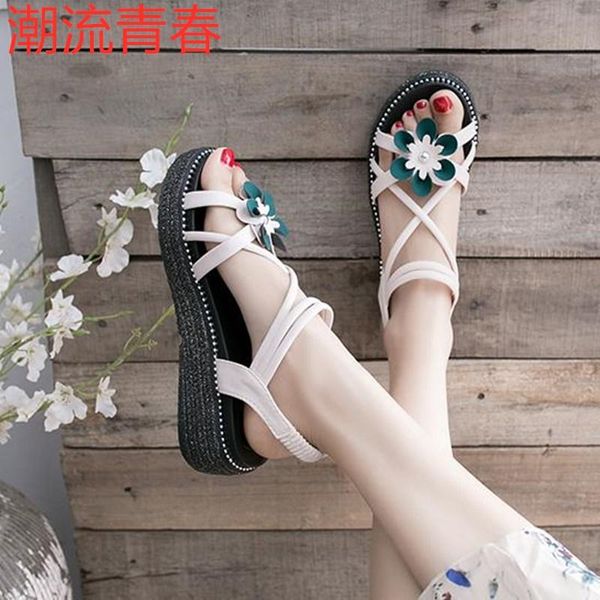 summer women sandals open toe flat shoes ladies fashion flowers female peep thick bottom casual, Black
summer women sandals open toe flat shoes ladies fashion flowers female peep thick bottom casual, Black