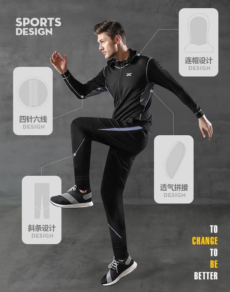 men's tracksuits 2021 gym training clothes casual loose running sports quick-drying outdoor morning five-piece suit, Gray
men's tracksuits 2021 gym training clothes casual loose running sports quick-drying outdoor morning five-piece suit, Gray