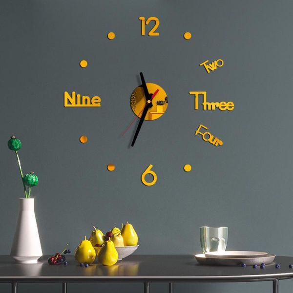 wall clock bedroom living room 3d mirror stickers surface sticker home office decor modern style clocks
wall clock bedroom living room 3d mirror stickers surface sticker home office decor modern style clocks