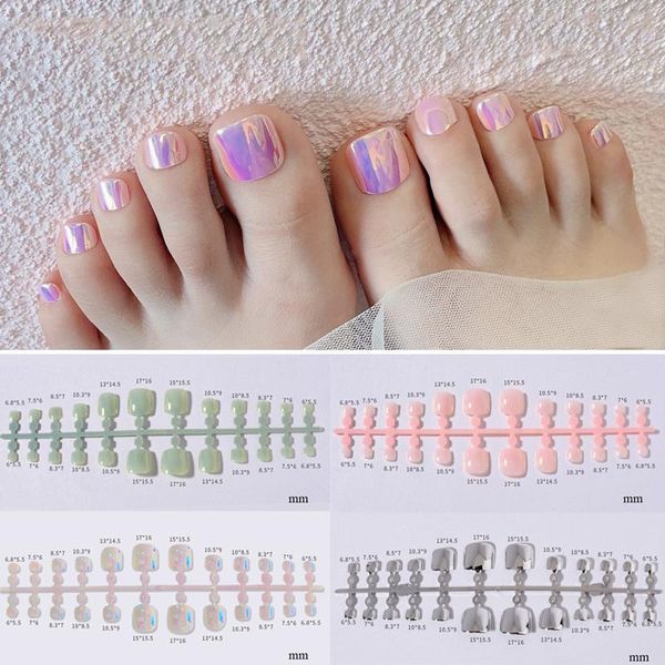 false nails 24pcs toe nail diy toes art tips decoration mirror shiny metallic colors silver metal color, Red;gold
false nails 24pcs toe nail diy toes art tips decoration mirror shiny metallic colors silver metal color, Red;gold