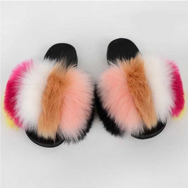 solid color faux fox fur slides summer ladies ry sandals casual flat shoes fake slippers drop shipping women 2020 y0902, Black
solid color faux fox fur slides summer ladies ry sandals casual flat shoes fake slippers drop shipping women 2020 y0902, Black