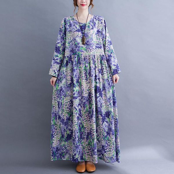 casual dresses cotton vintage floral print long sleeve spring autumn women 2021 elegant vestidos loose dress beach robe femme, Black;gray
casual dresses cotton vintage floral print long sleeve spring autumn women 2021 elegant vestidos loose dress beach robe femme, Black;gray