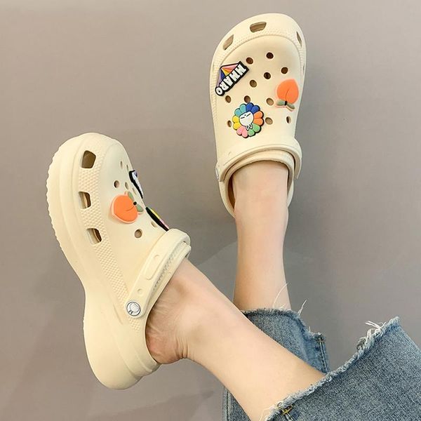 slippers women sandals summer 2021 female shoes clog woman breathable outdoor waterproof high heels for, Black
slippers women sandals summer 2021 female shoes clog woman breathable outdoor waterproof high heels for, Black