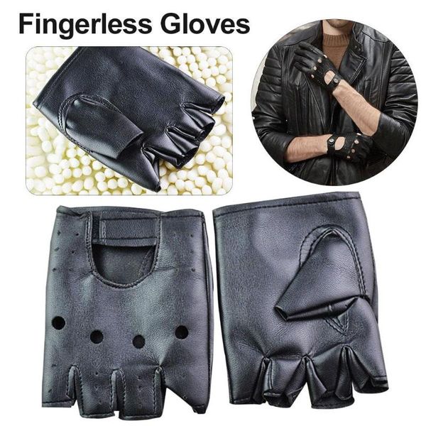 pair black pu leather fingerless gloves solid female half finger driving women men fashion haulage motor punk accessories
pair black pu leather fingerless gloves solid female half finger driving women men fashion haulage motor punk accessories
