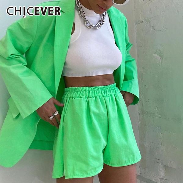 women's tracksuits chicever casual solid two piece set for women notched long sleeve blazers elastic high waist shorts loose sets femal, Gray
women's tracksuits chicever casual solid two piece set for women notched long sleeve blazers elastic high waist shorts loose sets femal, Gray