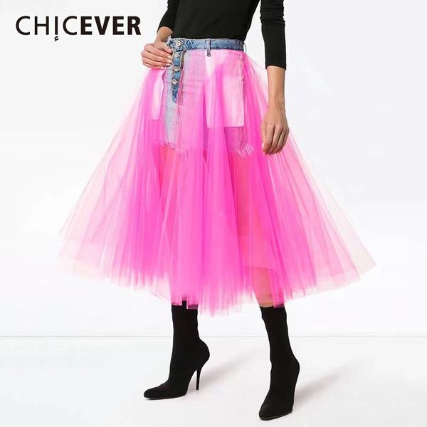 patchwork mesh denim skirt for women high waist streetwear ball gown skirts female 2021 autumn fashion clothes, Black
patchwork mesh denim skirt for women high waist streetwear ball gown skirts female 2021 autumn fashion clothes, Black