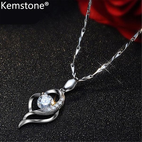 pendant necklaces kemstone fashion purple white cubic zirconia heart copper necklace jewelry gift for women, Silver
pendant necklaces kemstone fashion purple white cubic zirconia heart copper necklace jewelry gift for women, Silver