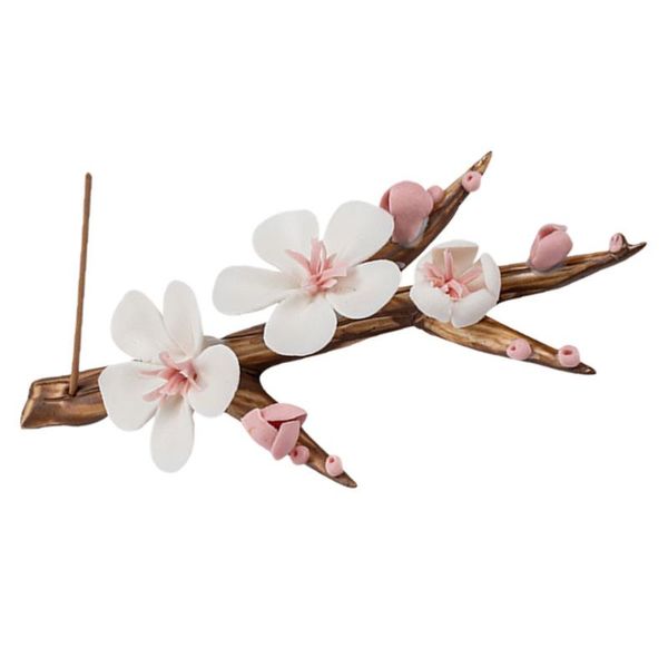 1pc creative incense burner household censer zen plum model stick holder fragrance lamps
1pc creative incense burner household censer zen plum model stick holder fragrance lamps