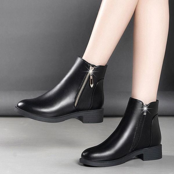 boots fashion black ankle women winter shoes female chunky heel woman comfort plush footwear luxury mom casual c617
boots fashion black ankle women winter shoes female chunky heel woman comfort plush footwear luxury mom casual c617
