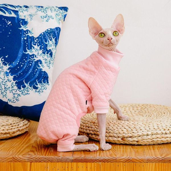 spring and autumn hairless cat four-legged clothes pure cotton skin-friendly german accessories sweater costumes
spring and autumn hairless cat four-legged clothes pure cotton skin-friendly german accessories sweater costumes