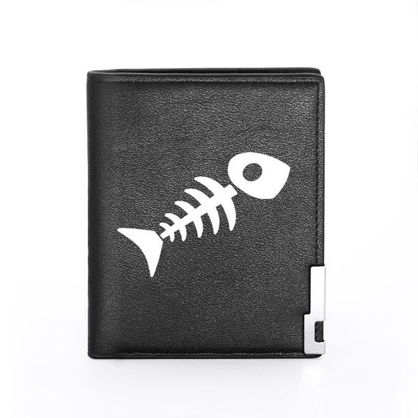 arrival fish bone design printing leather wallet men women money clip bifold holder short purse male wallets, Red;black
arrival fish bone design printing leather wallet men women money clip bifold holder short purse male wallets, Red;black