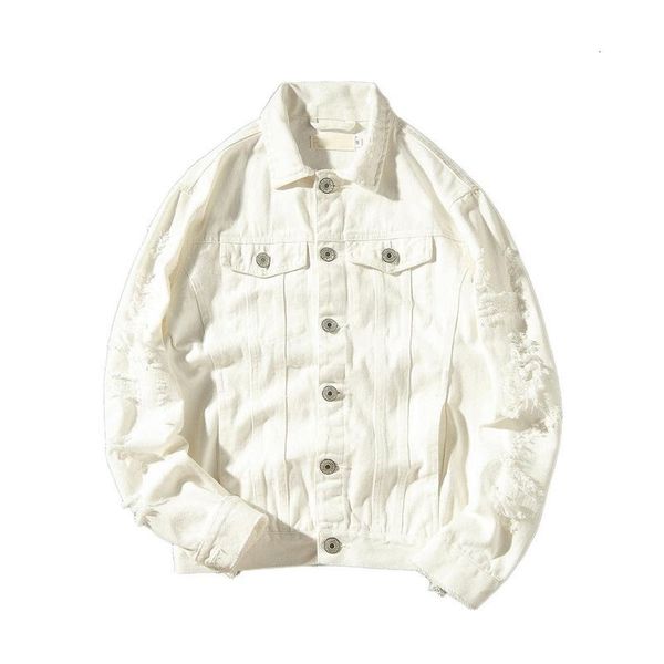men's jackets autumn jean jacket slim fit cotton denim red white black ripped hole coats men outwear youth 5xl u864, Black;brown
men's jackets autumn jean jacket slim fit cotton denim red white black ripped hole coats men outwear youth 5xl u864, Black;brown