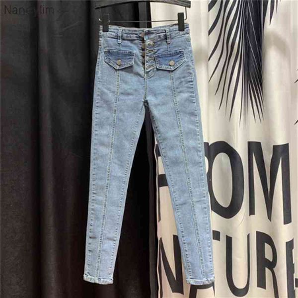 women's jeans jeans high waist, piece plied fair for women, spring and autumn q5ba, Blue
women's jeans jeans high waist, piece plied fair for women, spring and autumn q5ba, Blue