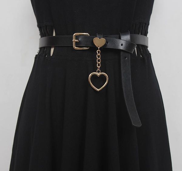 belts women's runway fashion metal heart pu leather cummerbunds female dress corsets waistband decoration narrow belt r2546, Black;brown
belts women's runway fashion metal heart pu leather cummerbunds female dress corsets waistband decoration narrow belt r2546, Black;brown