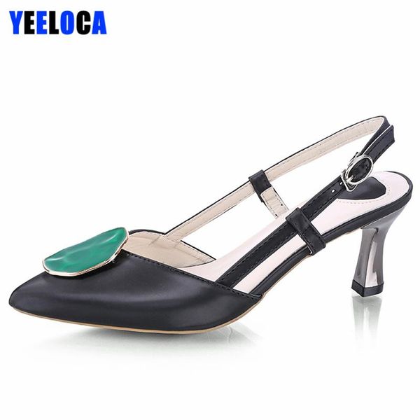 sandals women summer high heels pointed toe fashion metal decoration strange style buckke strap casual shoes woman, Black
sandals women summer high heels pointed toe fashion metal decoration strange style buckke strap casual shoes woman, Black