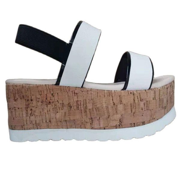 sandals vmti 2021 summer round toe color matching women's one-line elastic band sandal thick-soled wedges beach shoe, Black
sandals vmti 2021 summer round toe color matching women's one-line elastic band sandal thick-soled wedges beach shoe, Black