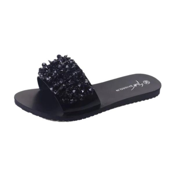 fashion casual women's flips flops sandals summer shoes wedges rhinestone slips knee-high flat with outside basic, Black
fashion casual women's flips flops sandals summer shoes wedges rhinestone slips knee-high flat with outside basic, Black