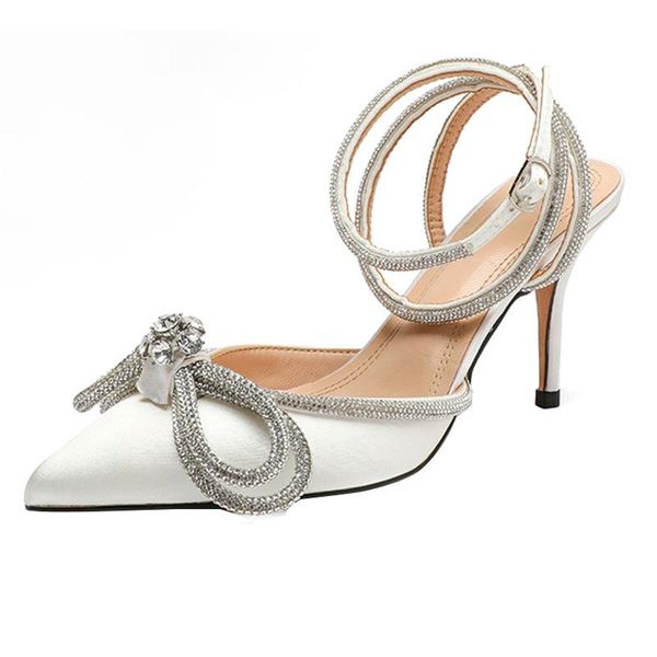sandals 2021 style glitter rhinestones silk women pumps crystal bowknot satin spring autumn lady shoes high heels party prom 34-42, Black
sandals 2021 style glitter rhinestones silk women pumps crystal bowknot satin spring autumn lady shoes high heels party prom 34-42, Black