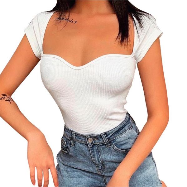 women's t-shirt bb women low cut square neck short sleeve clubwear bodycon black white solid ol off shoulder outwear
women's t-shirt bb women low cut square neck short sleeve clubwear bodycon black white solid ol off shoulder outwear