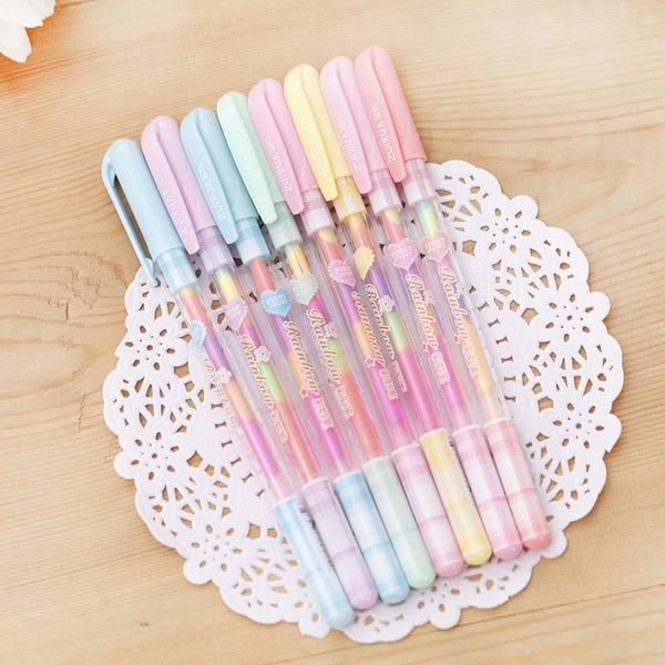 pen color fluorescent korean candy stationery 6 colors in one water powder neutral powder color student gift
pen color fluorescent korean candy stationery 6 colors in one water powder neutral powder color student gift