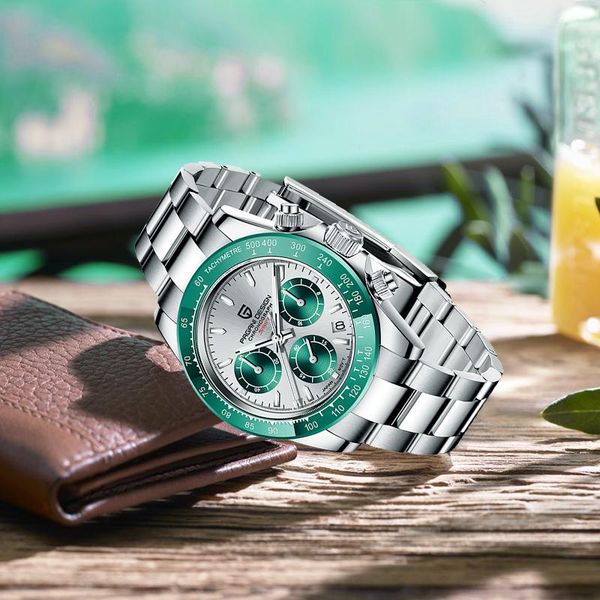 wristwatches pagani design men sports quartz watch man waterproof wristwatch fashion casual chronograph relogio masculino, Slivery;brown
wristwatches pagani design men sports quartz watch man waterproof wristwatch fashion casual chronograph relogio masculino, Slivery;brown