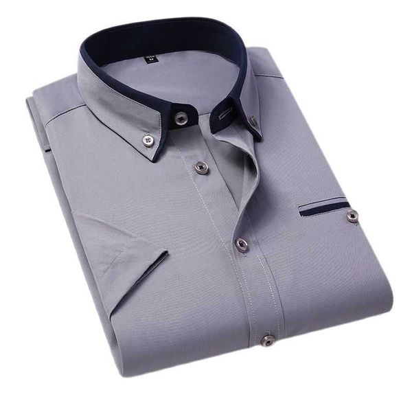 men summer short sleeved shirt fashion no iron causal slim fit weeding male s soft comfortable work white business 210809, White;black
men summer short sleeved shirt fashion no iron causal slim fit weeding male s soft comfortable work white business 210809, White;black