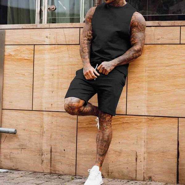 casual pockets beach 2-piece solid mens tracksuits t shirts sports t-shirts sleeveless shirt short sleeve, Gray
casual pockets beach 2-piece solid mens tracksuits t shirts sports t-shirts sleeveless shirt short sleeve, Gray