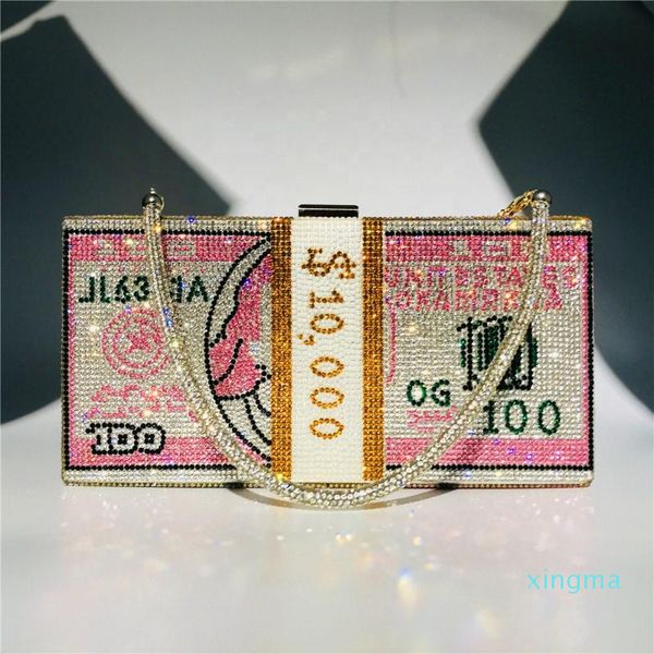 2021 money clutch rhinestone wallet 10000 dollars stack cash evening handbag one shoulder wedding dinner bag
2021 money clutch rhinestone wallet 10000 dollars stack cash evening handbag one shoulder wedding dinner bag