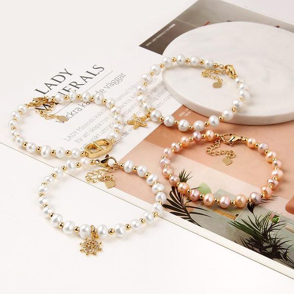 beaded, strands trend lovely charm bracelets women natural freshwater pearls 6-7 mm beads bracelet men handmade adjustable lobster clasp ban, Black
beaded, strands trend lovely charm bracelets women natural freshwater pearls 6-7 mm beads bracelet men handmade adjustable lobster clasp ban, Black