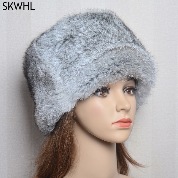 women fur hat for winter warm natural real rabbit cap russian female headgear warm beanies, Silver
women fur hat for winter warm natural real rabbit cap russian female headgear warm beanies, Silver