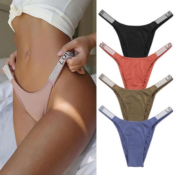 women's panties women rhinestones g-string letter briefs low waist shorts t-back triangle pantie underwear underpants brief, Black;pink
women's panties women rhinestones g-string letter briefs low waist shorts t-back triangle pantie underwear underpants brief, Black;pink
