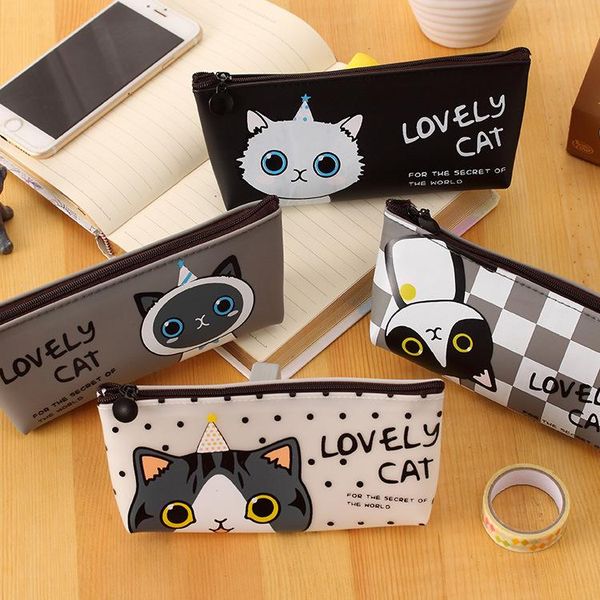 lovely cat pencil bags cases cute pouch stationery case pen school supplies girls cosmetic bag
lovely cat pencil bags cases cute pouch stationery case pen school supplies girls cosmetic bag