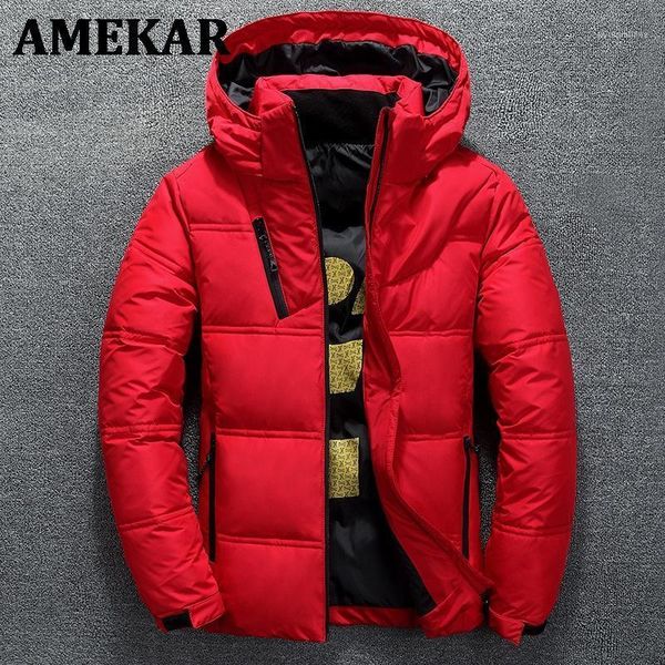 men's down & parkas winter warm men jacket coat casual autumn stand collar puffer thick hat white duck parka male with hood, Black
men's down & parkas winter warm men jacket coat casual autumn stand collar puffer thick hat white duck parka male with hood, Black