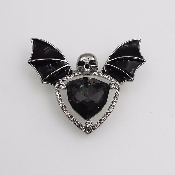 pins, brooches european and american style halloween gothic punk personality skull bat corsage brooch, Gray
pins, brooches european and american style halloween gothic punk personality skull bat corsage brooch, Gray