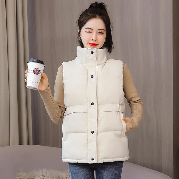 women's vests autumn winter vest women solid single breasted pockets ladies casual waistcoat plus size sleeveless jacket for female 202, Black;white
women's vests autumn winter vest women solid single breasted pockets ladies casual waistcoat plus size sleeveless jacket for female 202, Black;white