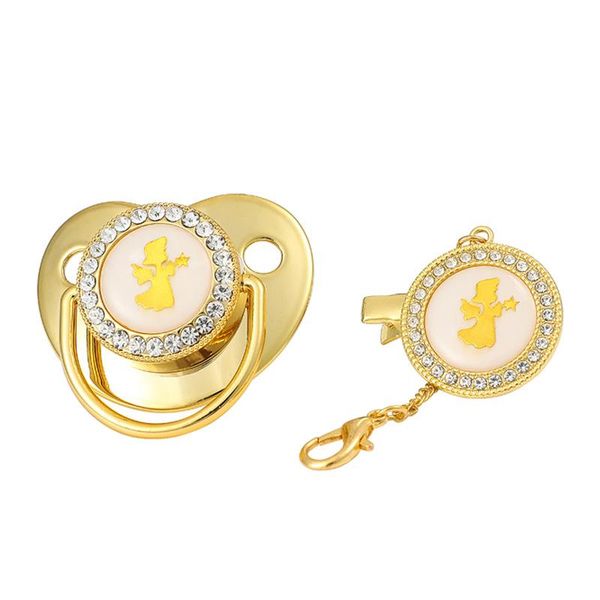 pacifiers# 2pcs luxury bling baby pacifier silicone born nipple soothers angel dummy holders infant chains set
pacifiers# 2pcs luxury bling baby pacifier silicone born nipple soothers angel dummy holders infant chains set