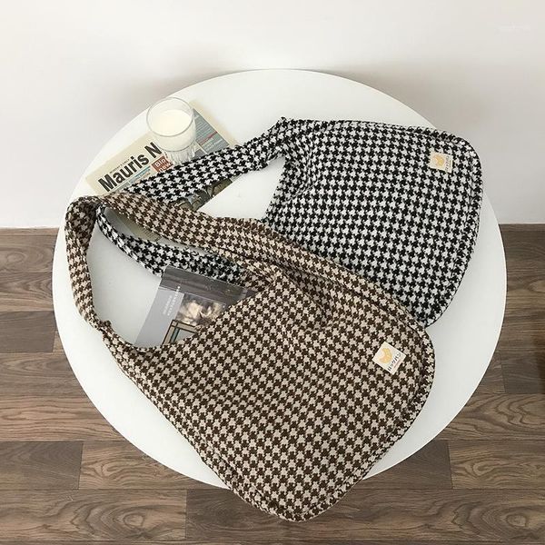 evening bags women canvas shoulder houndstooth pattern cloth fabric tote large handbag cute books woolen shopping bag for ladies
evening bags women canvas shoulder houndstooth pattern cloth fabric tote large handbag cute books woolen shopping bag for ladies