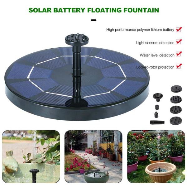garden decorations dual-purpose solar fountain battery 6 kinds of water spray effect floating landscape home decoration
garden decorations dual-purpose solar fountain battery 6 kinds of water spray effect floating landscape home decoration